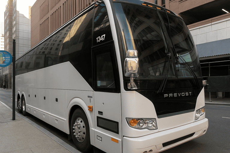 a Bellingham Minibus Company coach bus