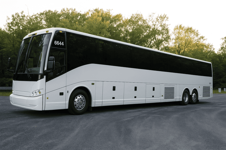 exterior of Bellingham Minibus Company coach bus
