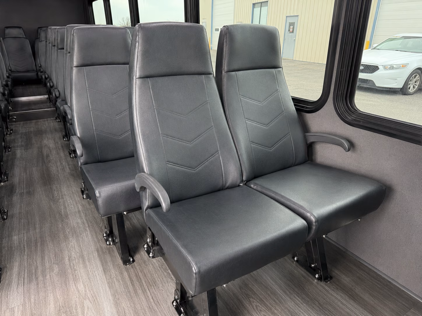 bellingham 20 passenger minibus inside