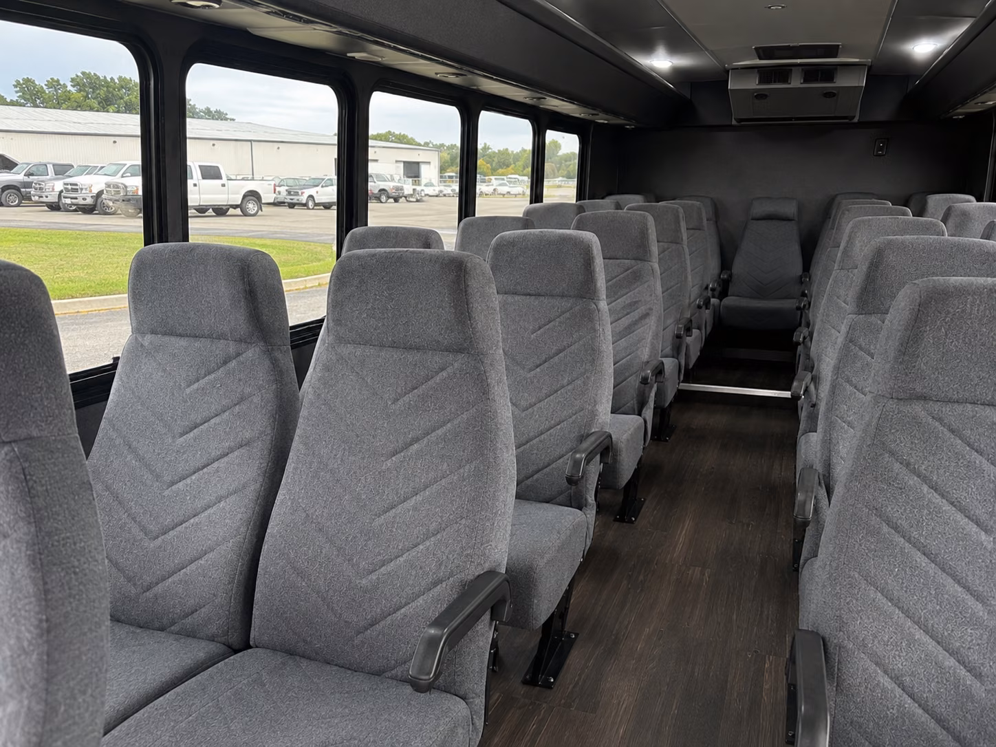 bellingham 20 passenger minibus interior
