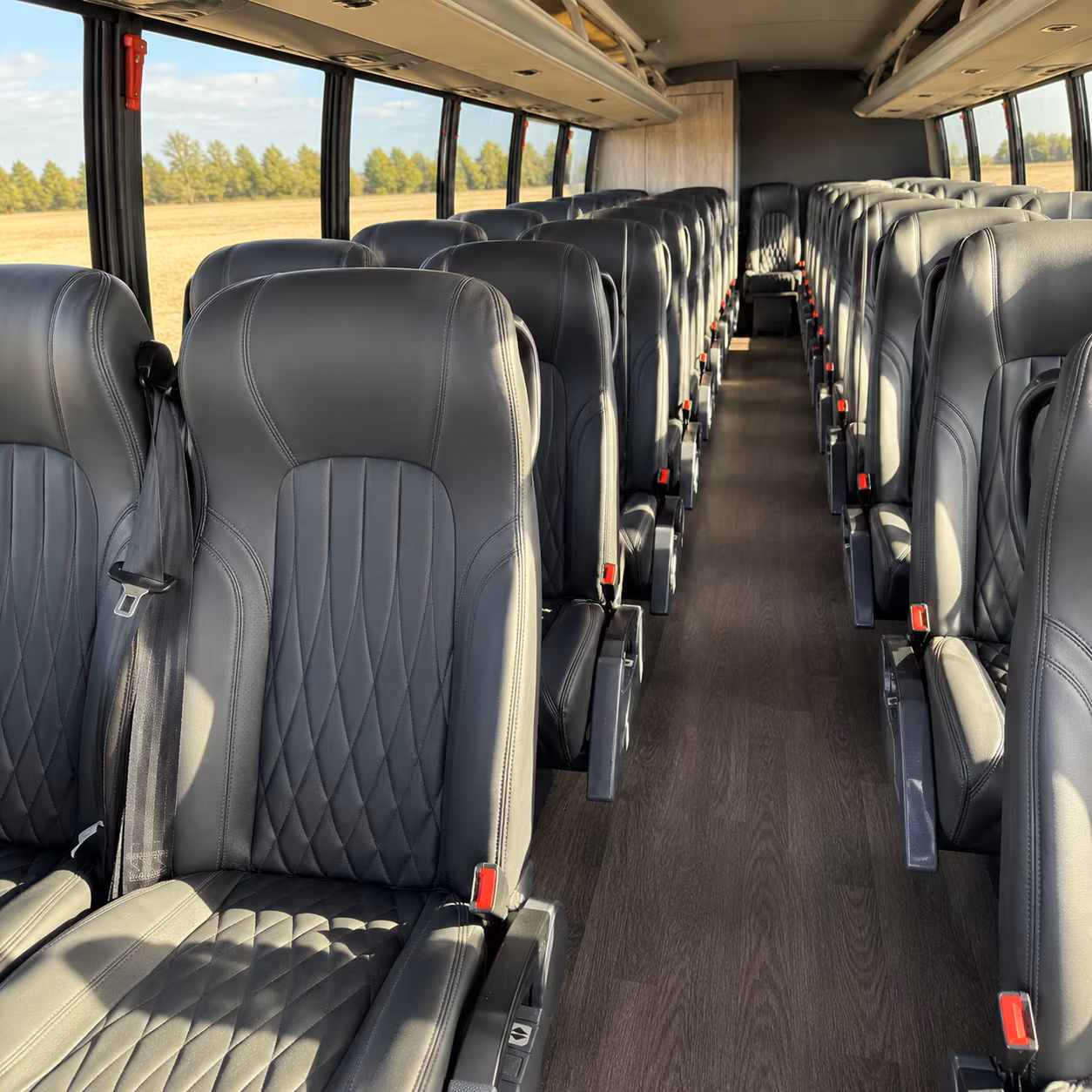 bellingham 25 passenger minibus interior