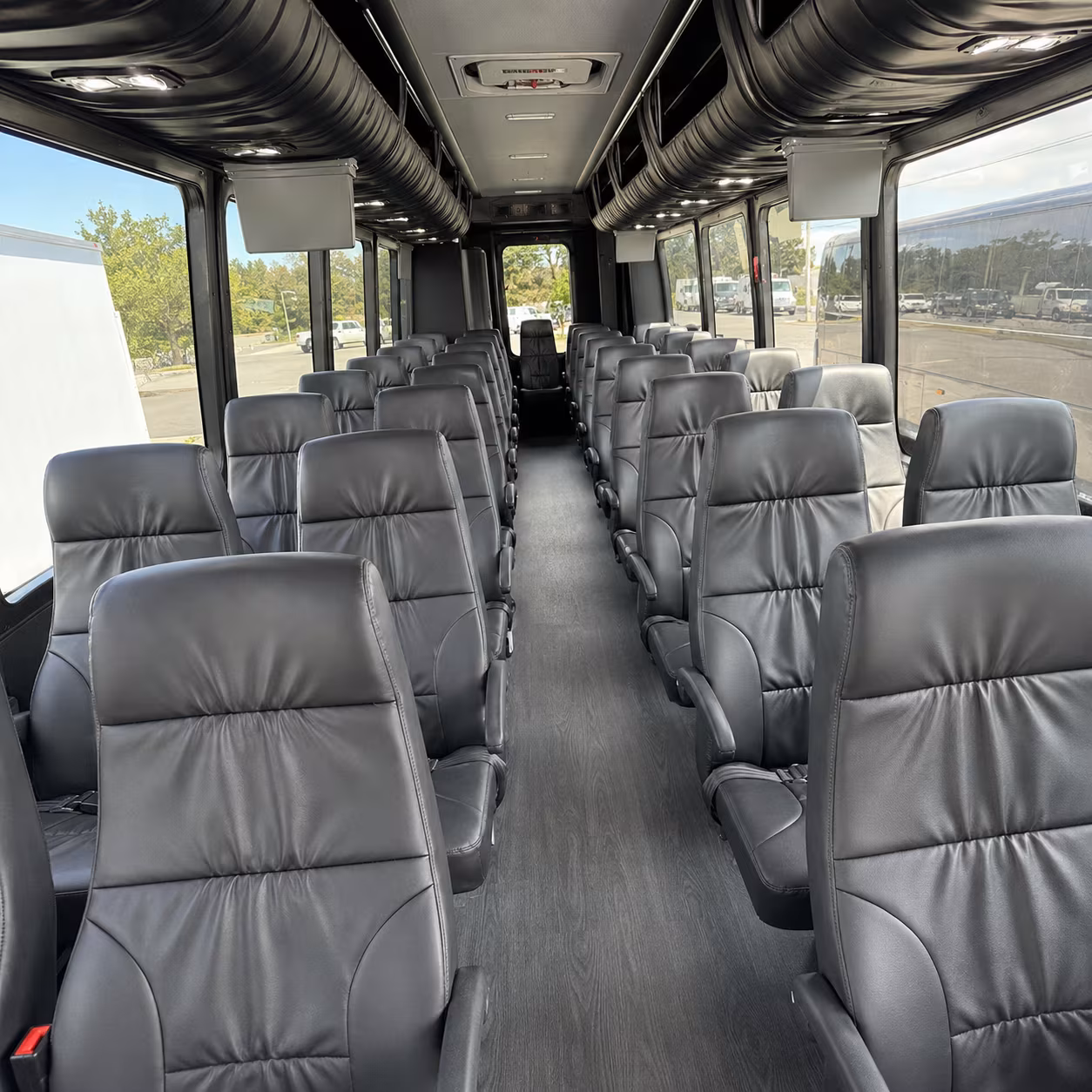 bellingham 35 passenger minibus inside