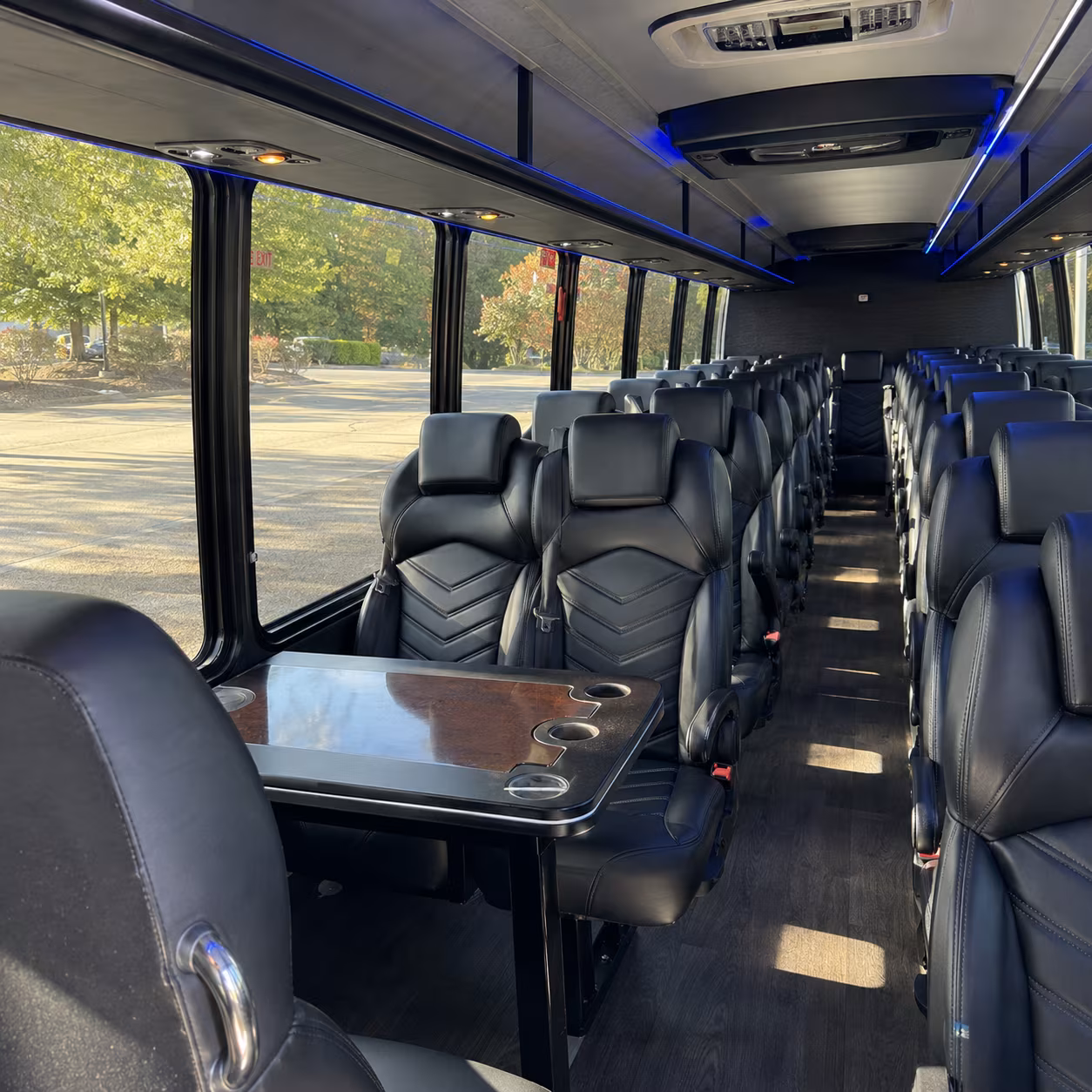 bellingham 35 passenger minibus interior