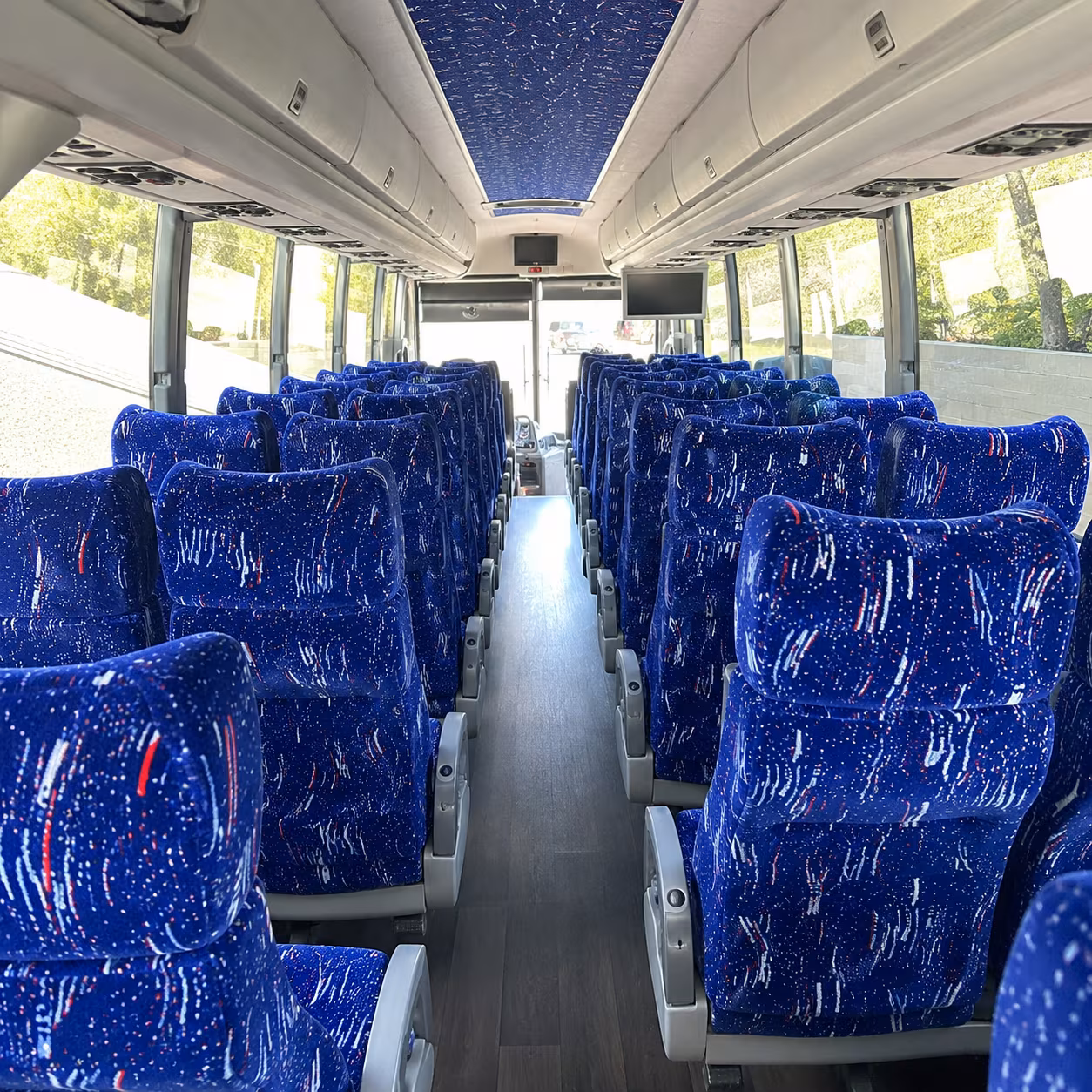 bellingham 50 passenger charter bus interior