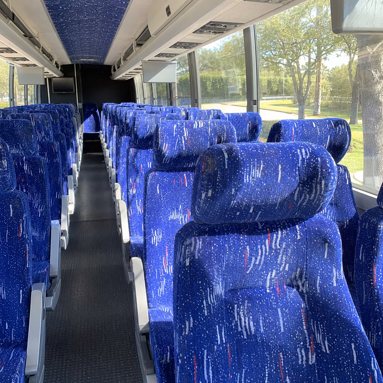 bellingham charter bus interior