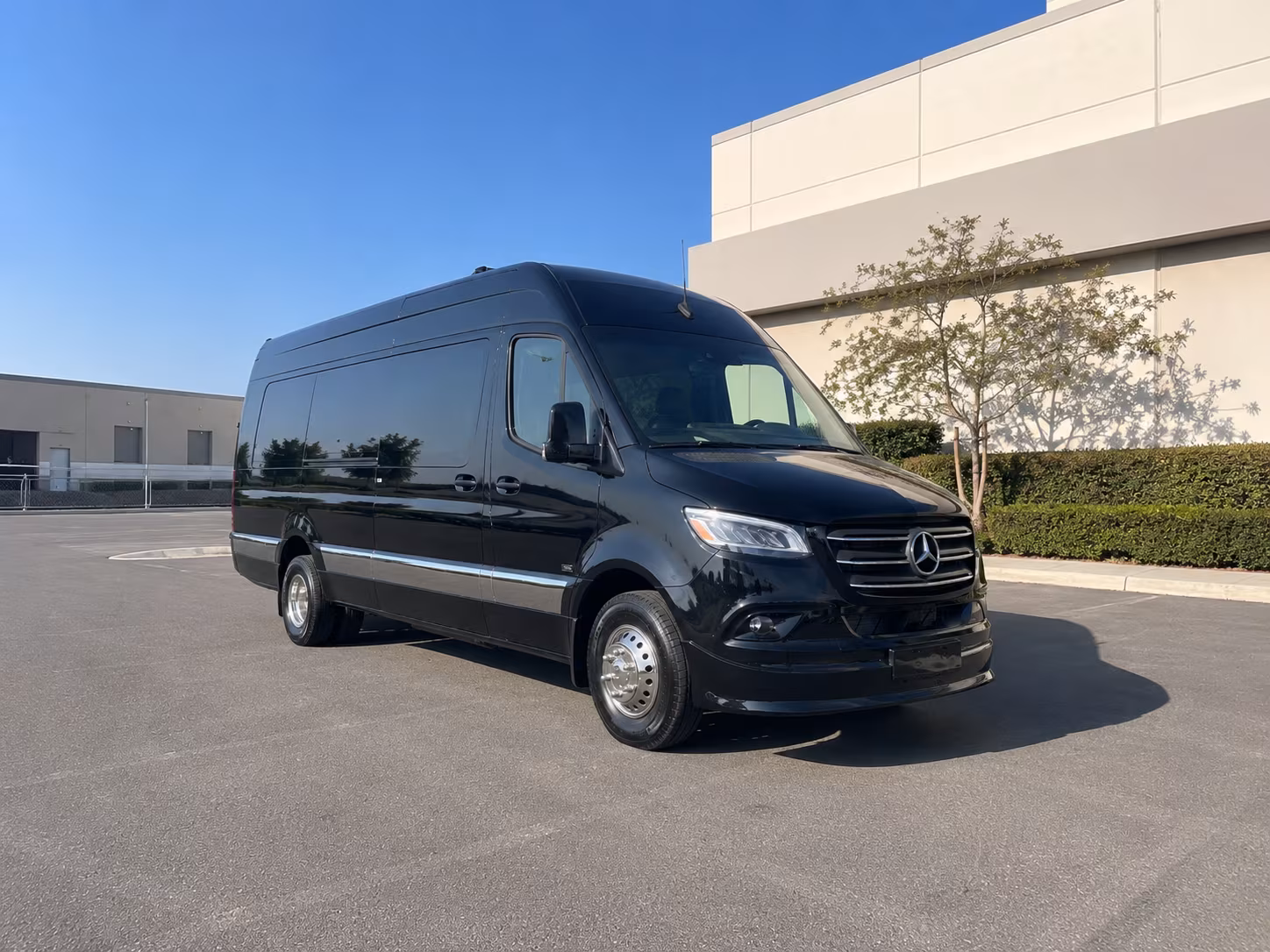 bellingham sprinter van with driver